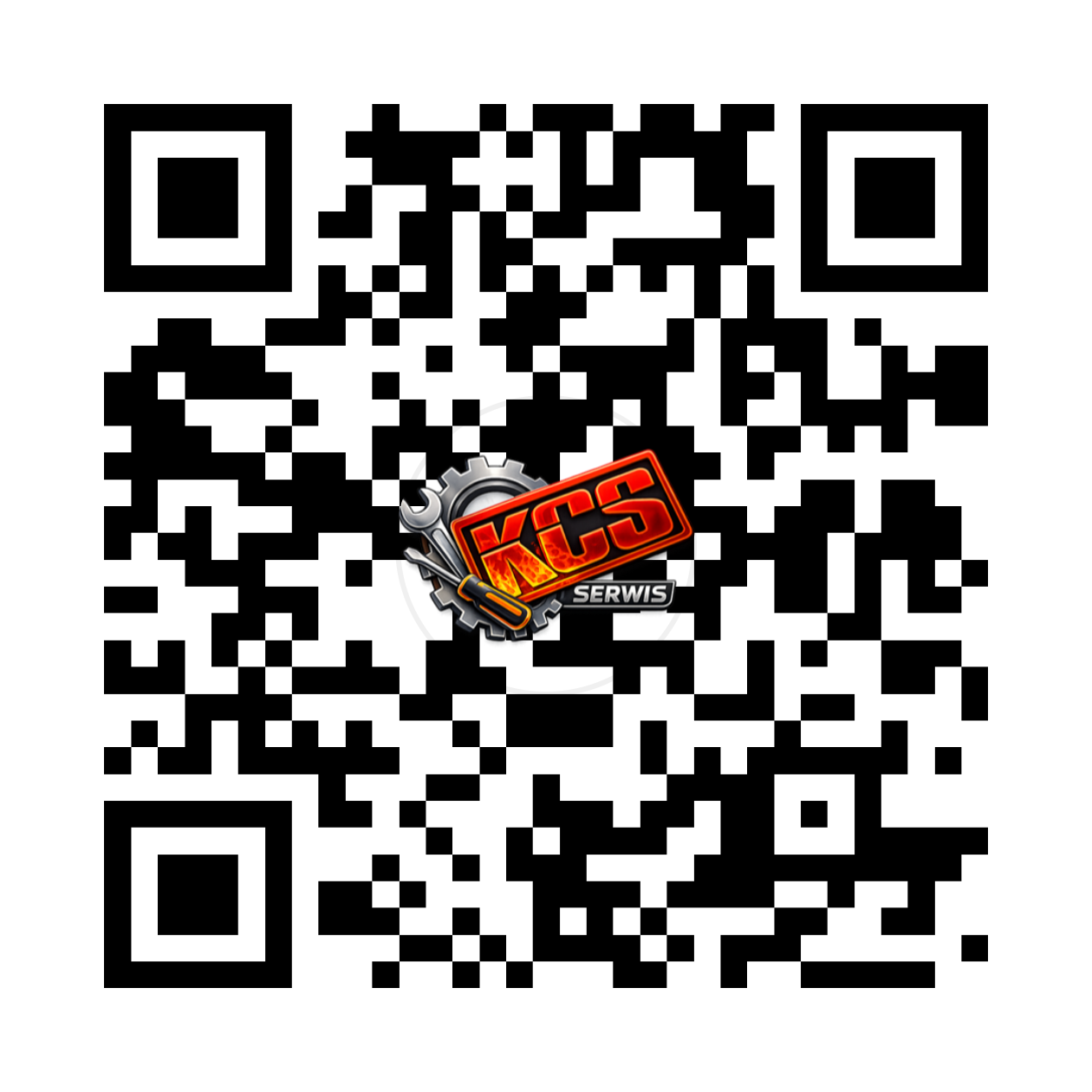 Kod QR do dobrowolnego wsparcia KCSerwis w BuyCoffee